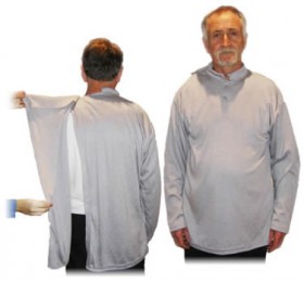 Mens Open Back Polo Shirt